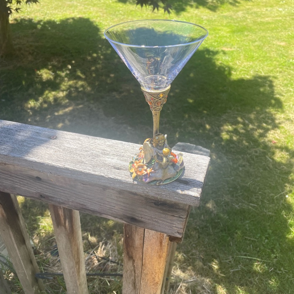 Kirk’s Folly Remember Angel Goblet/martini glass